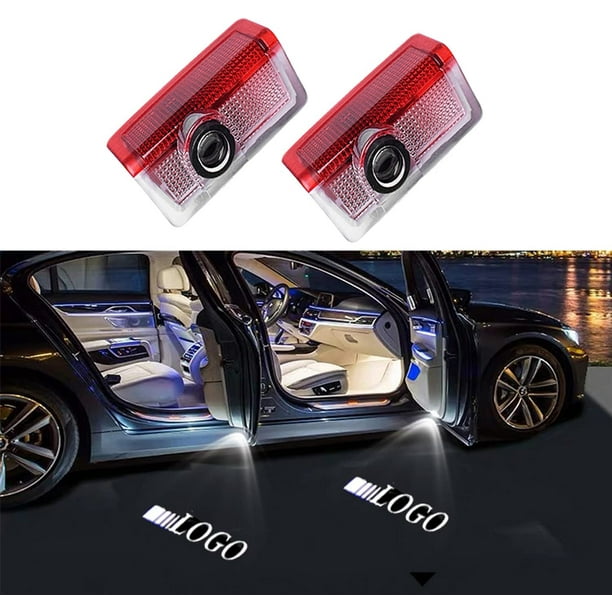 Proyector De Logotipo De Luz De Puerta De Coche Para *** Accesorios LED Car  3D Light Proyector De Cortesía De Bienvenida Para A B C E M G AM