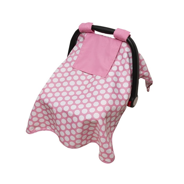 Cubrepañal de pana pink con bolsillo liberty rosita para bebé niña