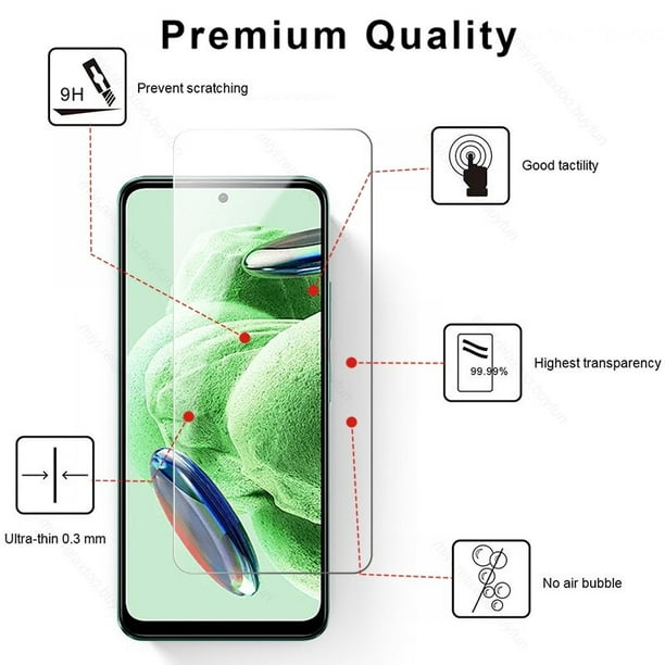 Vidrio Templado Xiaomi Redmi Note 12 Pro 4G Cubierta Completa Protector De  Pantalla Anti Arañazos