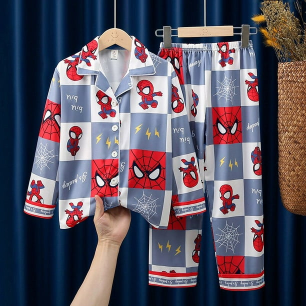Pijama de Spider-Man multicolor manga larga para niño - Ponemos la Fantasía!