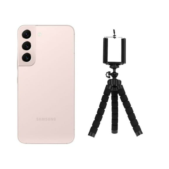 smartphone samsung s22 reacondicionado 128gb rosa  trípode samsung galaxy sms901u