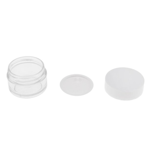 Conjunto de 20pcs Pequeños Frascos de Cosméticos de 5g / de Plástico Vacío  con Tapa - Sunnimix Frascos de cosméticos