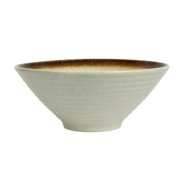 Cuenco Ramen de 1 pieza, de de para sopa, P, Udon , estilo japonés, apto  para microondas, vavajils y Amarillo Baoblaze Cuenco de fideos