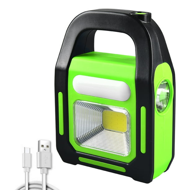 Lámpara LED Camping Recargable USB con Panel Solar de 30 W HB
