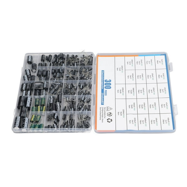 Kit 120 Capacitores Condensadores Electrolíticos 12 Valores Diferentes