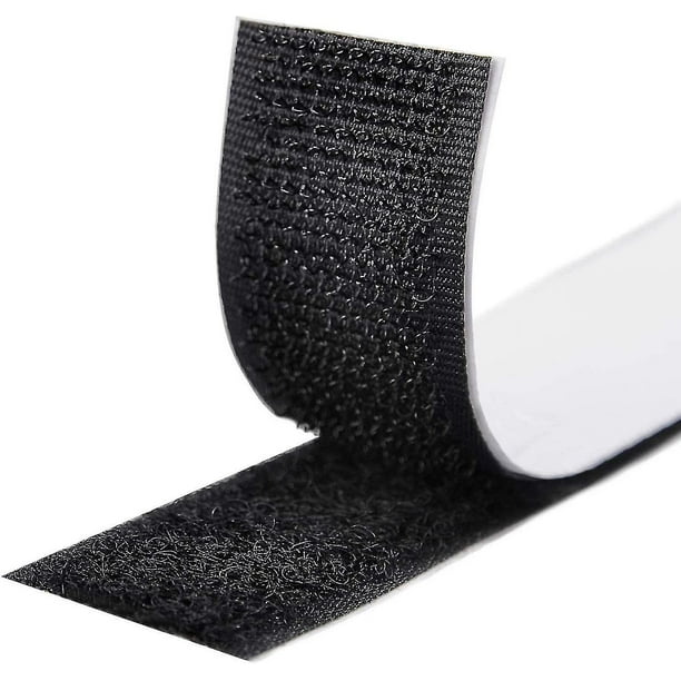 Newaner 8M belcro adhesivo fuerte, rollo cinta doble cara adhesivo 20 mm  ancho, cinta adhesiva doble cara fácil de usar, para fijar mosquiteros,  marcos de fotos, cojines, decoraciones (negro) : : Bricolaje