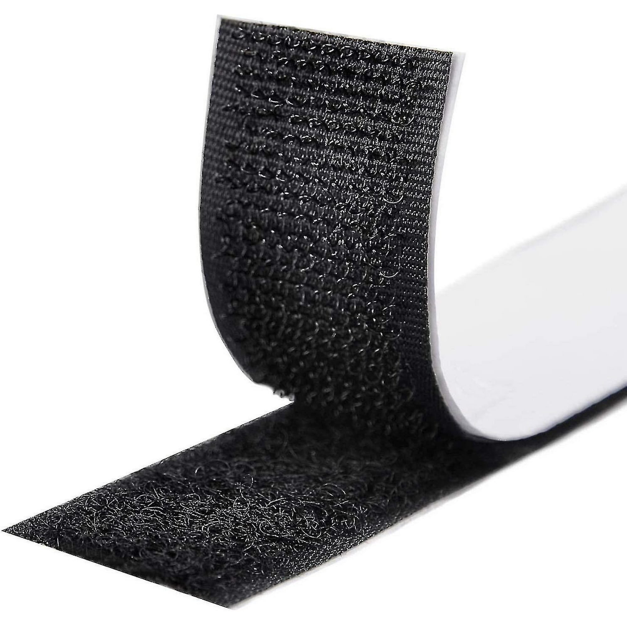 20 piezas 50mm Velcro redondo cintas de velcro redondas Adhesivo Doble Cara  Negro Fijación de diversos objetos pequeños en el hogar, como fotos