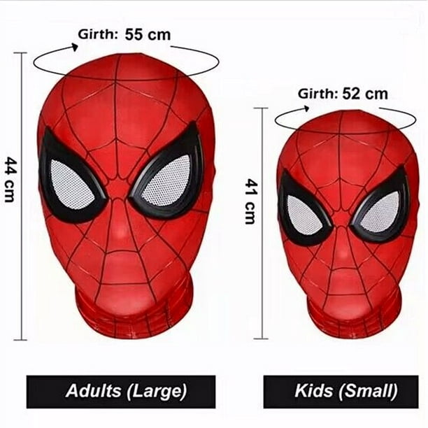 Máscara de Spiderman Tallas para niños y adultos -  México