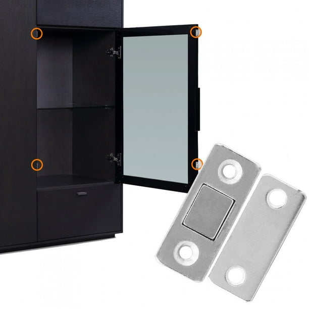  Imán de puerta magnético para puerta con tornillos :  Herramientas y Mejoras del Hogar