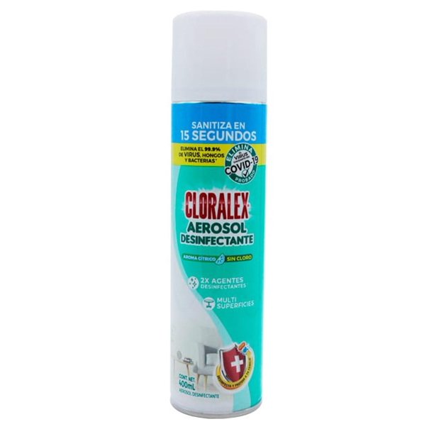 Desinfectante Cloralex Aerosol 400 ml.