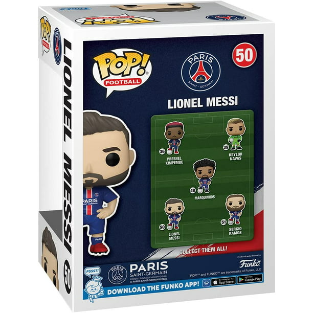 Figura Funko Pop Football: PSG - Lionel Messi 50 Paris Saint Funko Funko
