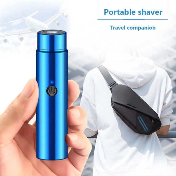 Mini cuchillo para barba afeitadora eléctrica portátil recargable para  barba para acampar al aire libre Hugtrwg Para estrenar