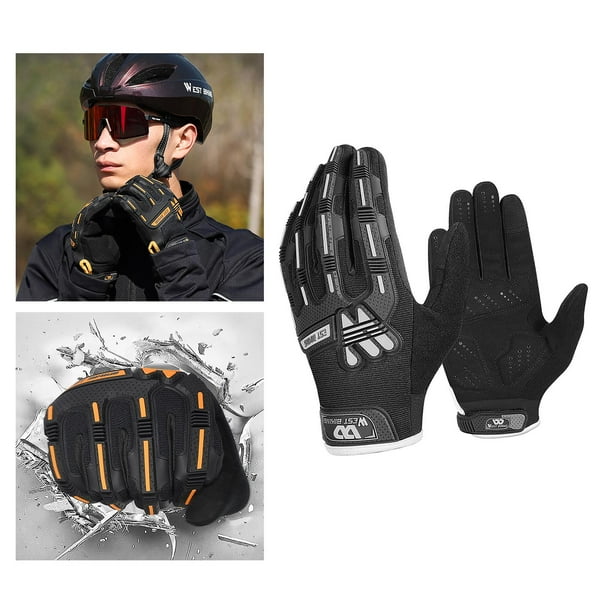 Guantes de motocicleta, guantes de manejo transpirables y aptos para  pantalla táctil