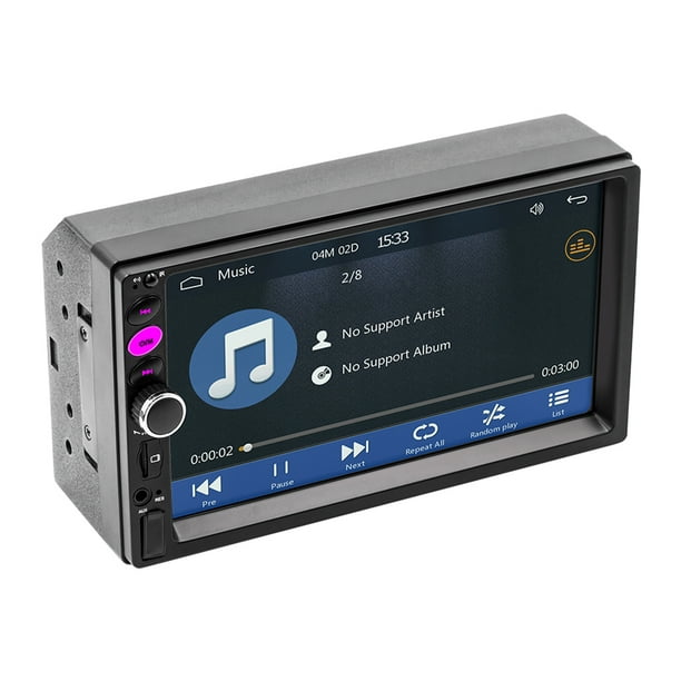 Sidaley Universal Dual DIN coche estéreo sonido MP5 reproductor RCA salida  87,5-108,0 Mhz Control remoto USB pantalla táctil accesorio Combinaciones  de reproductor de DVD/TV para coche Sidaley VI015529-00B