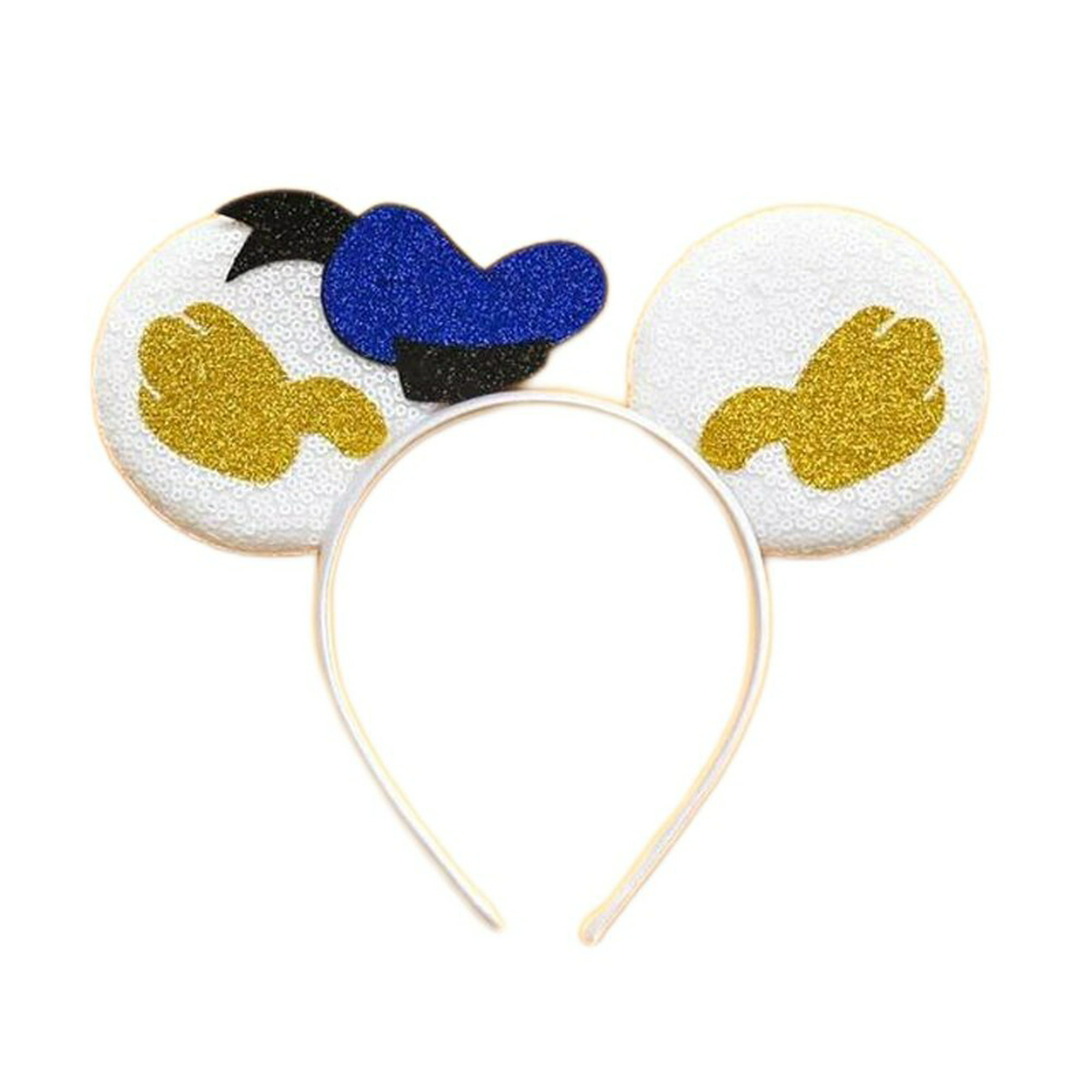 Disney Navidad Accesorios Para El Cabello Para Niña Minnie Mouse Orejas  Diademas Adultos Niños Kawaii Lentejuelas Chica Fiesta Diadema