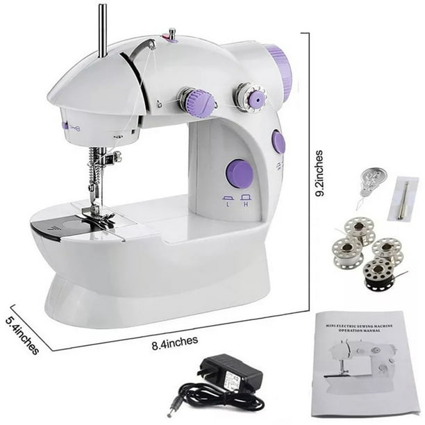 Máquina de coser, Profesional Mini Hogar de Mano Sastre Eléctrica Máquina  de Coser Con 12 Puntos Doble Interruptor # 2