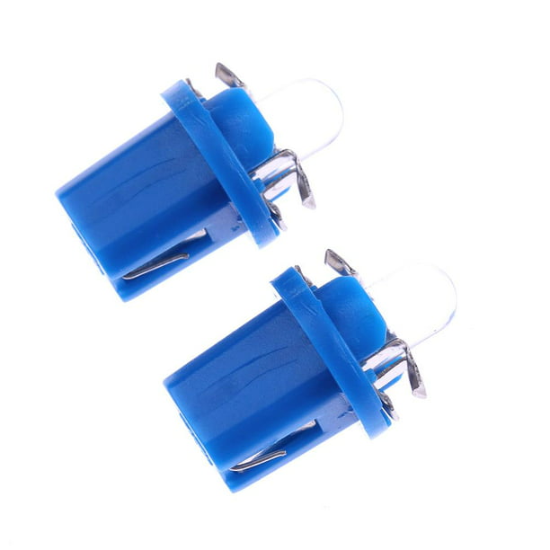 Lámpara 10pcs T5 B8.5D 5050 SMD LED Car Instrument Dashboard Bombillas  (Azul) Tmvgtek Para estrenar