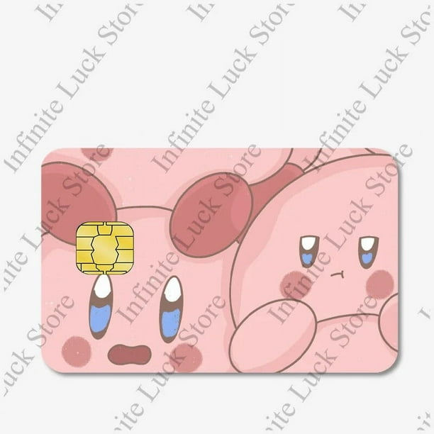 Hellokittys-pegatina de tarjeta de débito de crédito, dibujos animados,  Sanrios, Anime, Kuromi, Melody, impermeable, póker, película adhesiva, piel  para Chip pequeño
