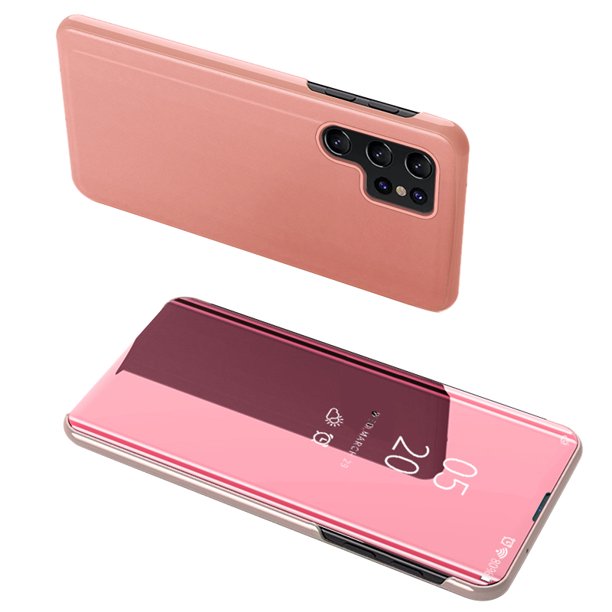 CCSamll - Funda de espejo para Samsung Galaxy S23+ Plus (no S23),  compatible con carga inalámbrica, cubierta transparente inteligente ultra  fina con