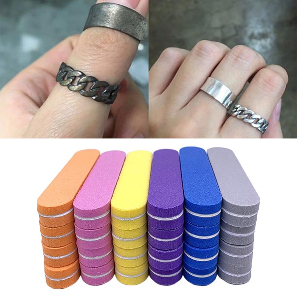 Lima de uñas de esponja y pulidores para el cuidado del arte de uñas,  diseño de doble cara, grano 100/180, herramientas profesionales de  manicura