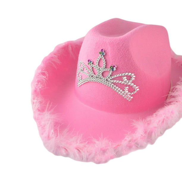 Sombrero cowboy mujer rosa