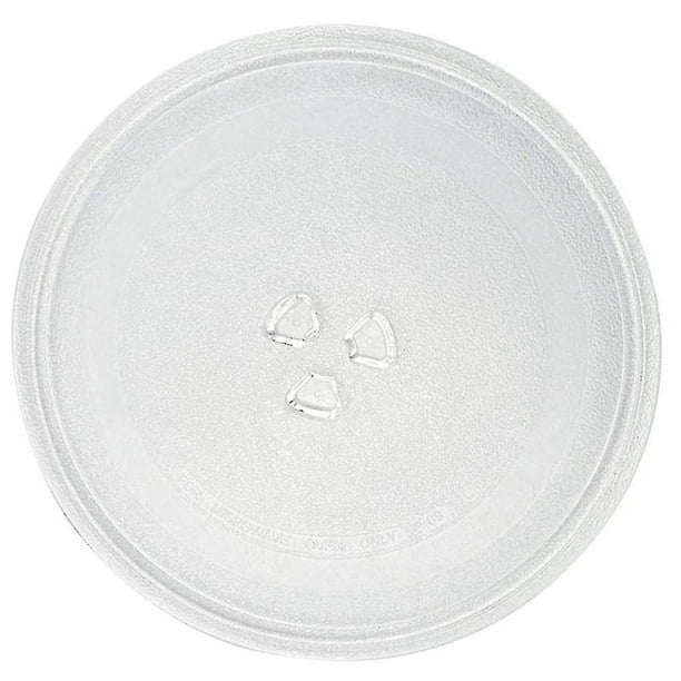  Reemplazo de placa de vidrio para microondas, 12.4  pulgadas/12.402 in universal para microondas, plato giratorio de vidrio  redondo, accesorios de repuesto : Hogar y Cocina