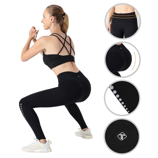 Pantalones de Yoga sin costuras para mujer ropa deportiva elástica de  Likrtyny cintura alta para ejercicio atlético Leggings de Fitness ropa  deportiva