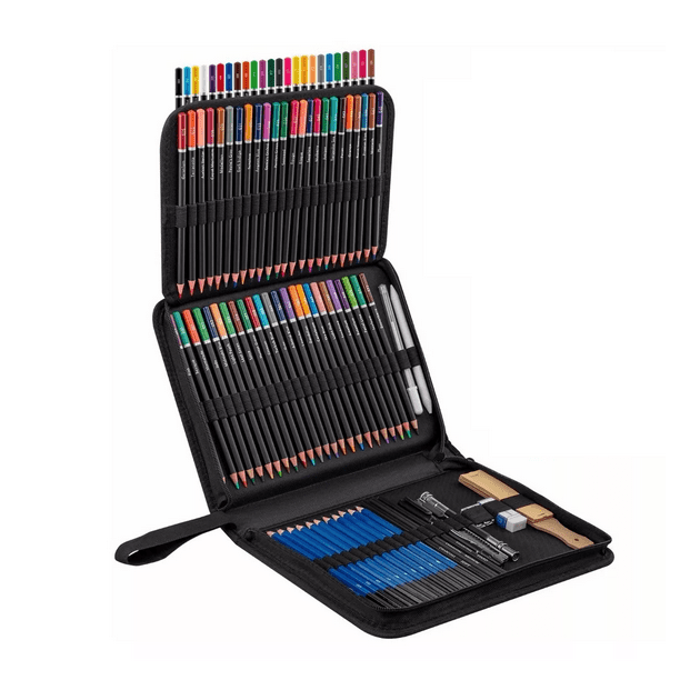 Set De Arte Profesional,Lápices de Colores para Dibujo 96 Malubero Set de  Lapices de colores
