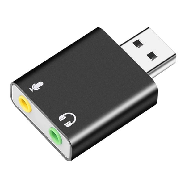  Enchufable USB adaptador de audio con 3.5 mm Altavoz