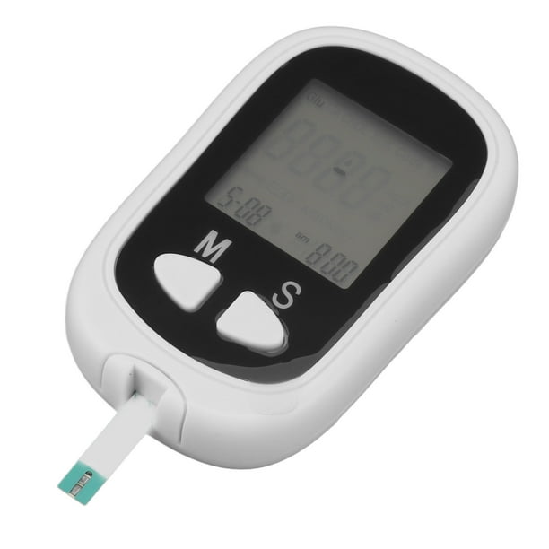 Medidor de glucosa en sangre medidor de azúcar en sangre de pantalla grande  HD Resultado de alta precisión en 4 segundos con tiras reactivas de 50  piezas para oficina ANGGREK Otros