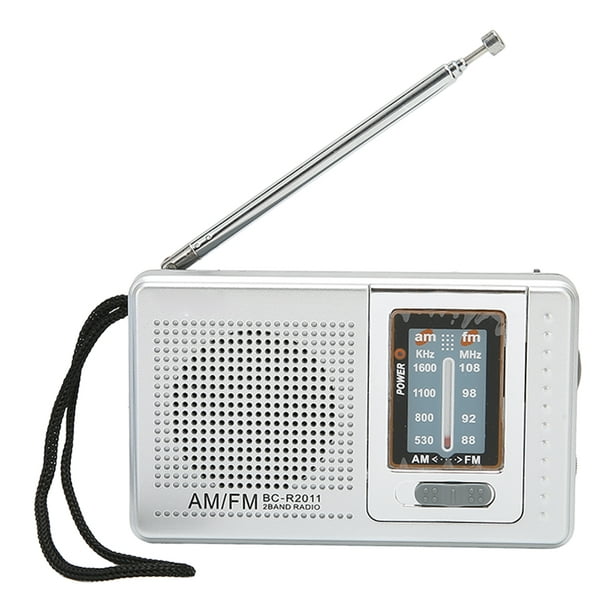 Radio digital, radio AM FM Radio de bolsillo con batería Mini radio  construida para precisión