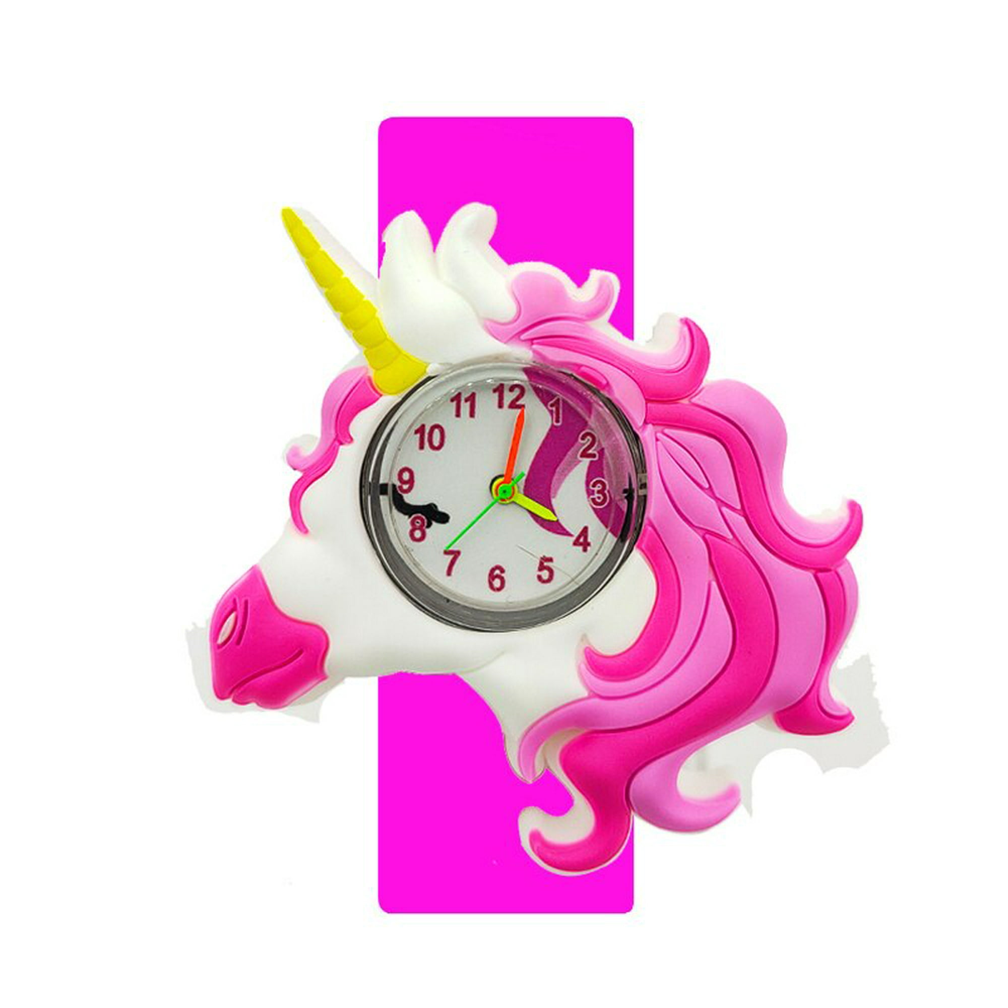 Novedad de 2021! Reloj de juguete para bebé estilo Pony, reloj de  unicornio, pulsera para niños, juguete para bebé, niña bonita de 1 a 12 años,  relojes Slap para niños, regalo Gao