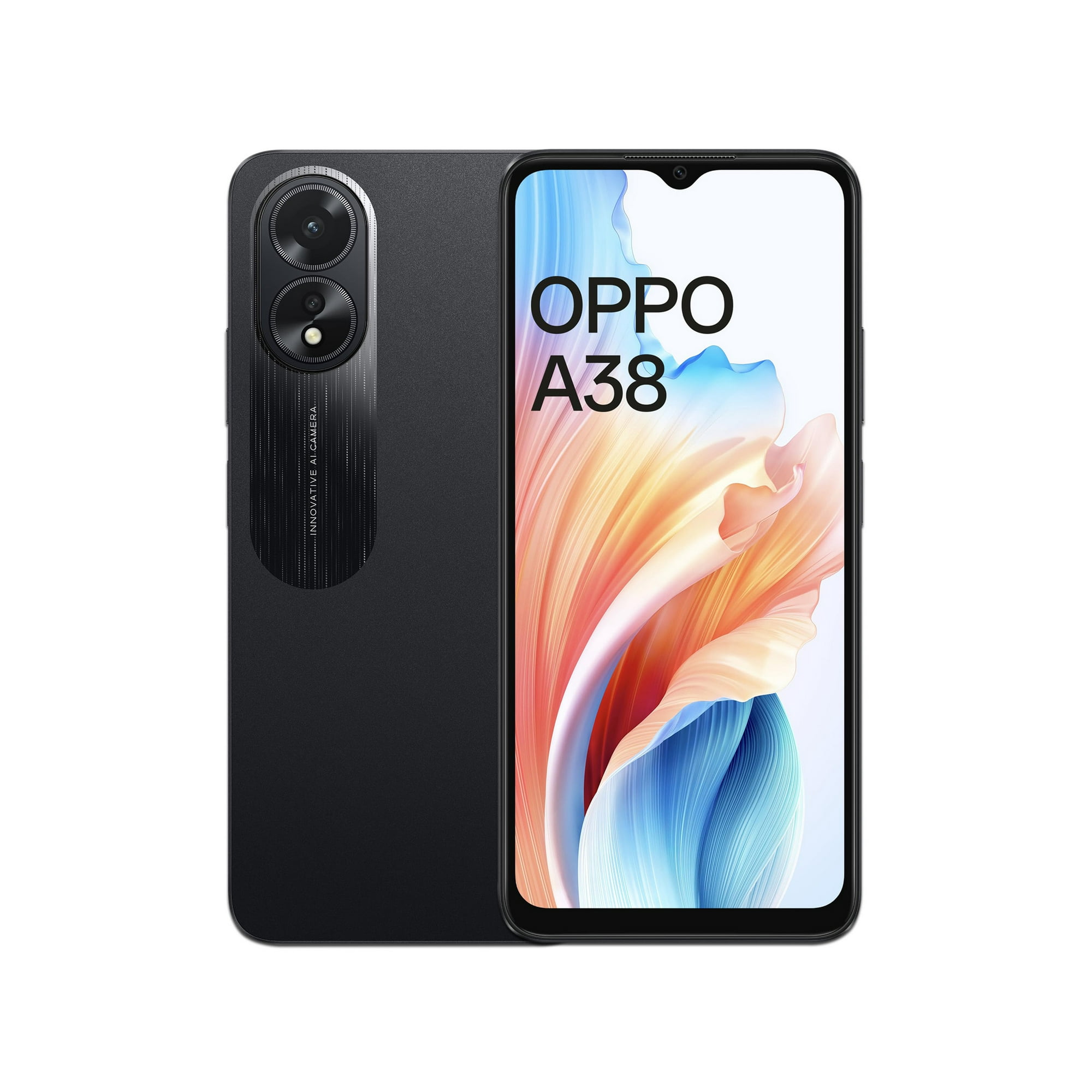 Smartphone OPPO A38: Ram 4GB, almacenamiento 128GB, 6.56, Color Negro