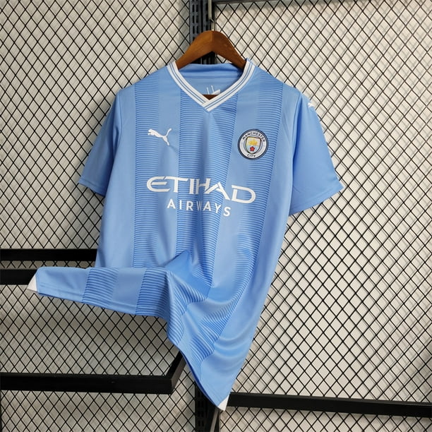 Camiseta Puma Manchester City niño 2023 2024 azul