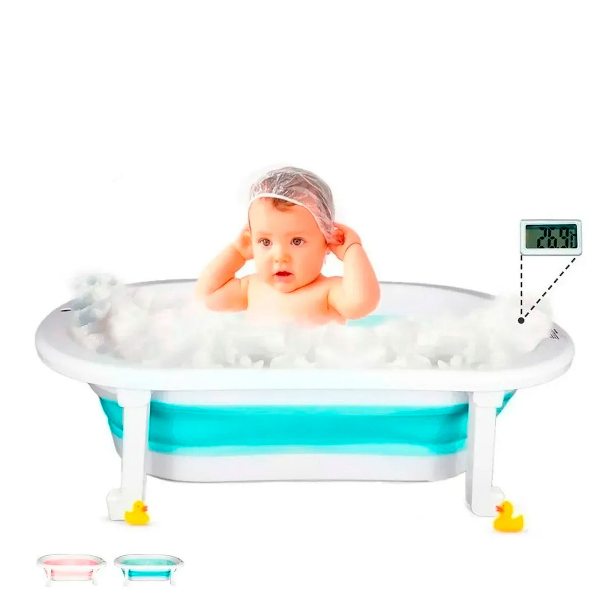 Bañeras Para Bebe O Tinas De Baño Portatil Con Protector