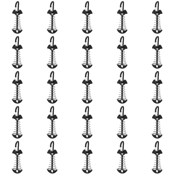 Fishbone Rope Fishbone Nail Rope Hebilla Camping Ground Portable Spring Hook Wind ...