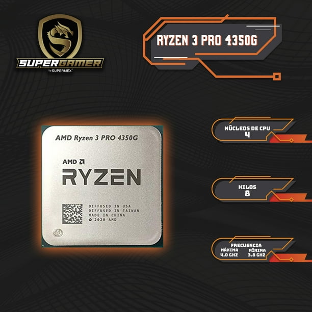 Ryzen 3 discount pro 4350g caracteristicas