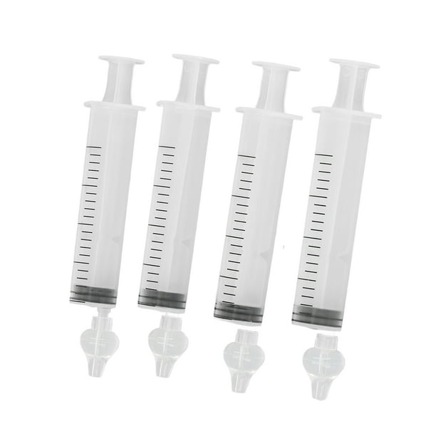 Aspirador Nasal con tubo De aguja para el cuidado del bebé, aspirador  Nasal, limpiador Nasal para rinitis, 10ML, 2 uds.