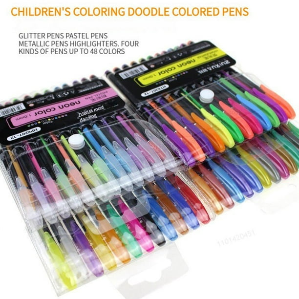 Juego de bolígrafos de Gel con purpurina para adultos, bolígrafos de Gel  para la escuela, oficina, l La Vida Bella