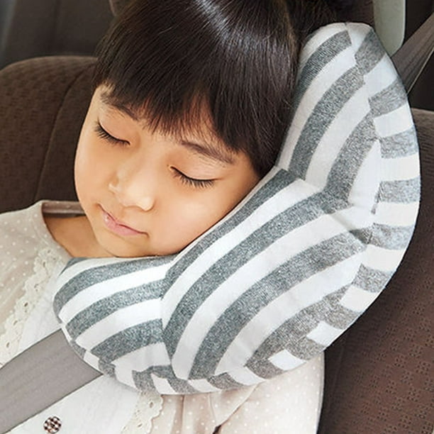 Almohada de viaje para el cuello para niños, almohadas para asiento de  coche, cabeza cómoda, viaje