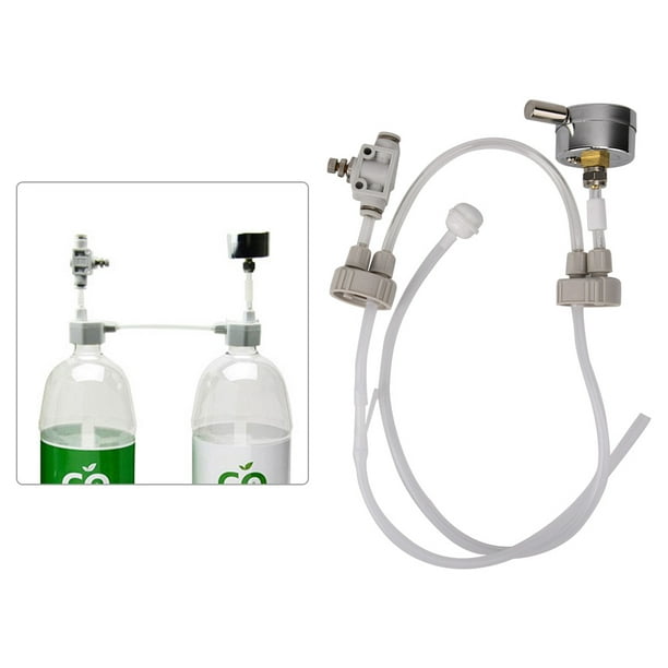 Kit 4 En 1: Difusor Co2 Acrílico Grande Acuario Plantado