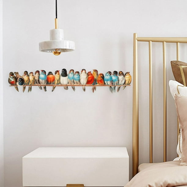 Pegatinas de pared decorativas para sala de estar, papel tapiz de