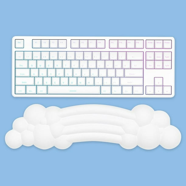 desastre Hueco Desviación Almohadilla para reposamuñecas con teclado en forma de nube, almohadilla  para reposamuñecas para aliviar el dolor para PC (blanco) Kuymtek Para  estrenar | Walmart en línea