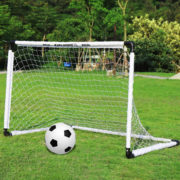Portería de fútbol Red de fútbol portátil para juegos de patio trasero y  porterías de entrenamiento para y jóvenes Práctica de fútbol con bolsa