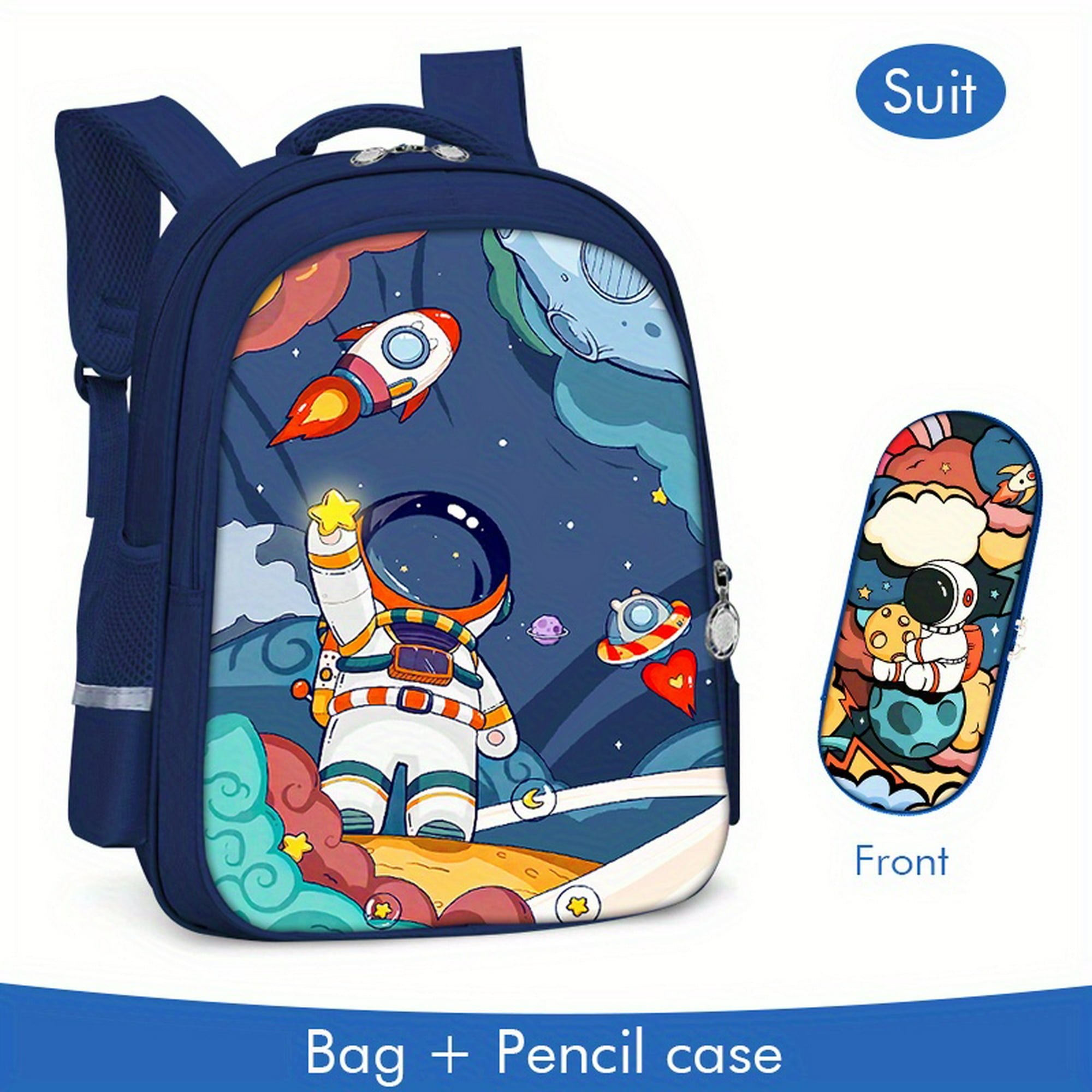 Mochila infantil astronauta - Negra