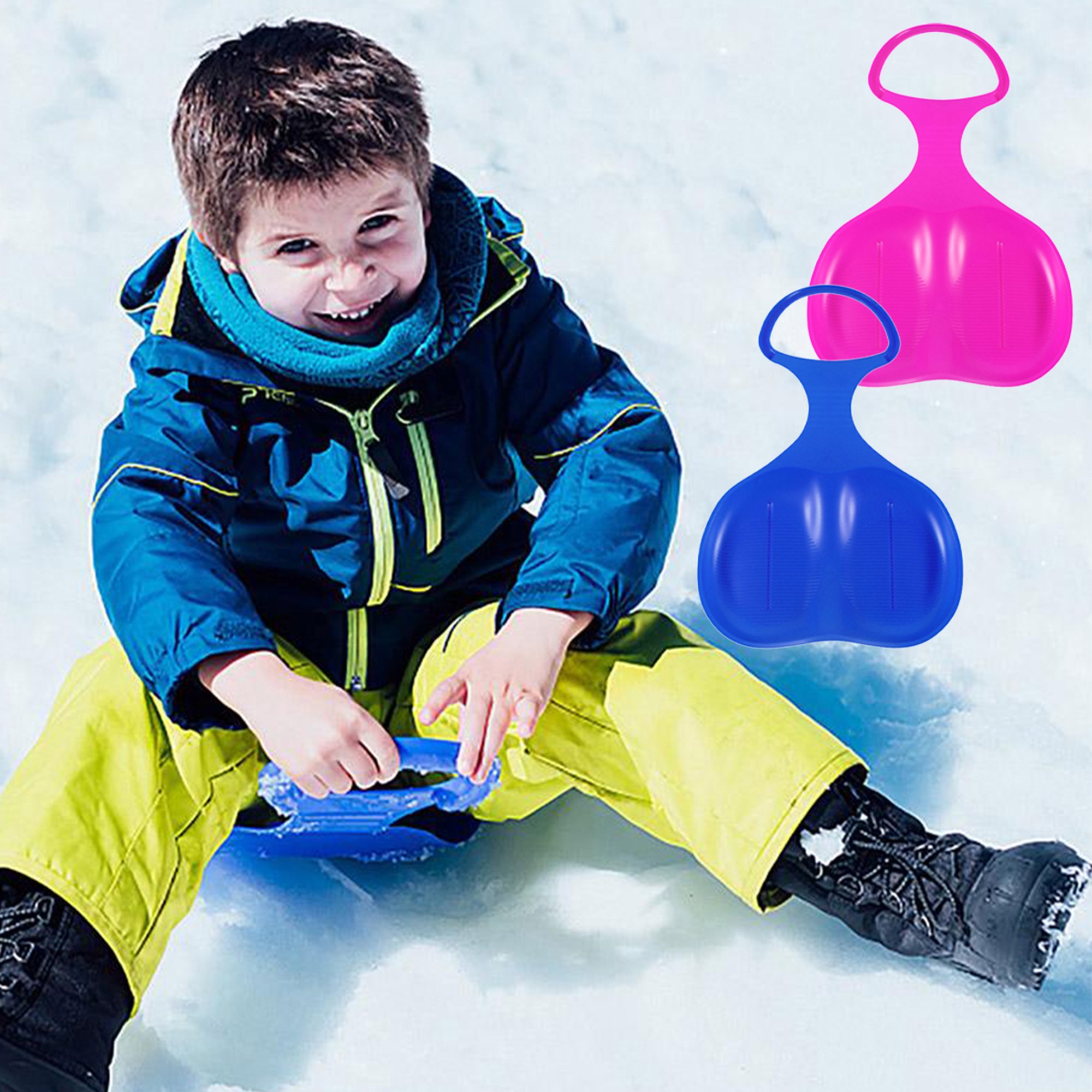 Compre Trineo De Nieve Para Niños, Tabla De Esquí Con Cojín, Tobogán, Para  Descenso, Para Niños y Trineo De Nieve de China