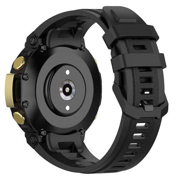 Correa de reloj inteligente de acero inoxidable para Huami Amazfit T-Rex  Band (negro) Wdftyju