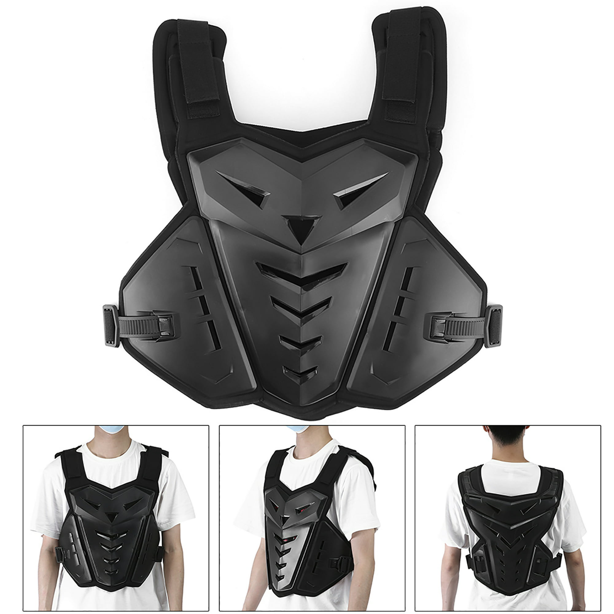 Protector de espalda para motocicleta, protector de espalda para motocross,  esquí, equitación (L) : : Coche y moto