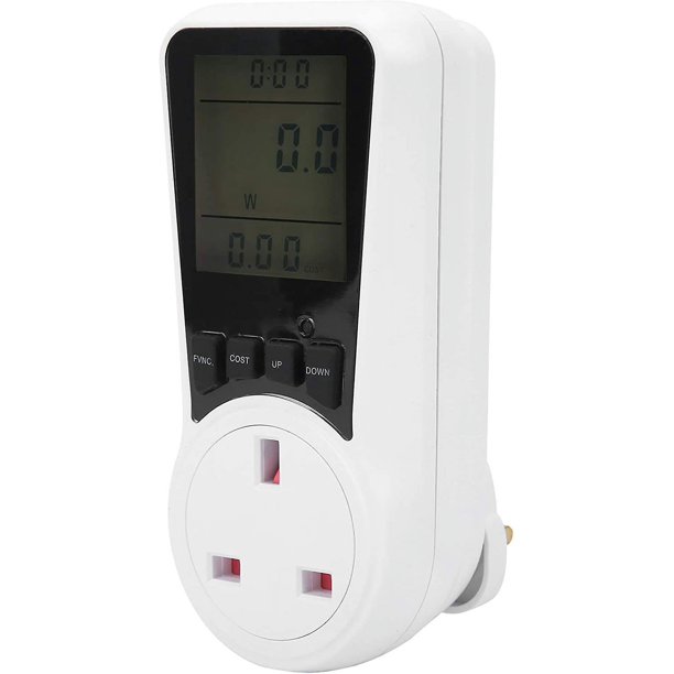 Medidor de Consumo de Energía, Monitor de Electricidad Recargable