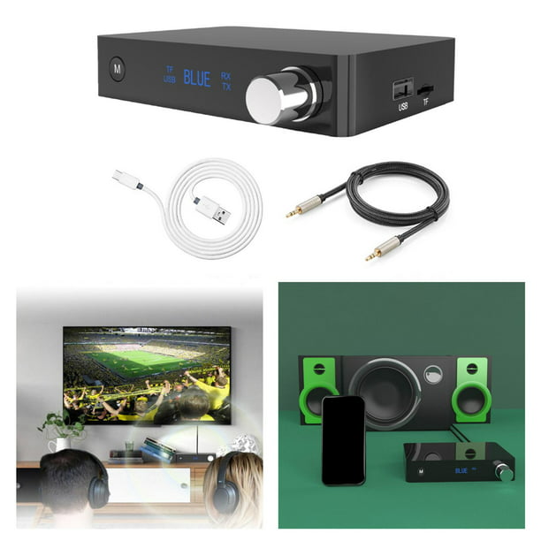 Receptor de transmisor Bluetooth para PC de coche de TV estéreo